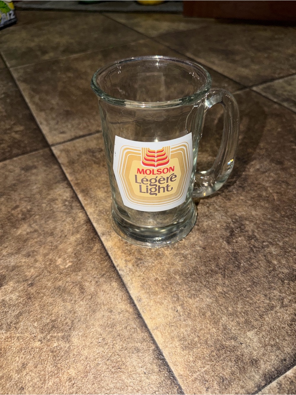 Molson Légère Light Clear Glass Beer Mug